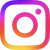 The Instagram logo, often seen in footers constructed with Elementor, showcases a gradient of pink, purple, and orange hues with a simplified camera icon set within a rounded square frame.